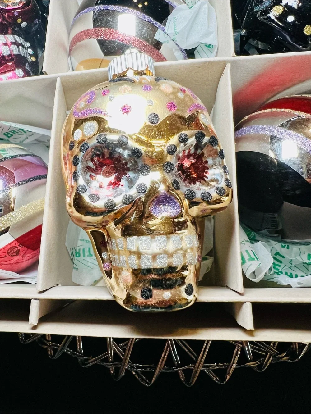 Christopher Radko skulls like your